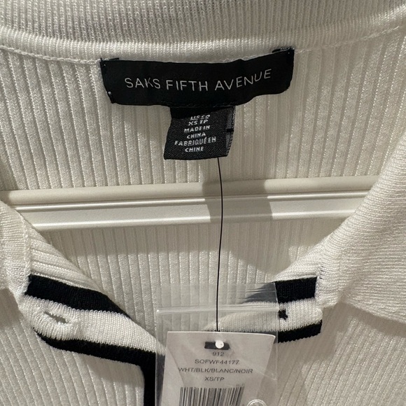 Saks Fifth Ave Button Sweater NWT - Picture 3 of 5